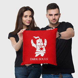 Подушка квадратная Dark Souls, цвет: 3D-принт — фото 2
