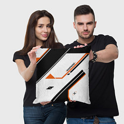 Подушка квадратная CS:GO Asiimov P250 Style, цвет: 3D-принт — фото 2