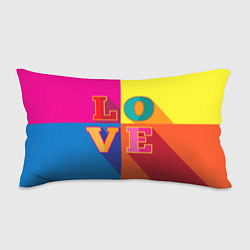 Подушка-антистресс Love three-dimensional letters, цвет: 3D-принт