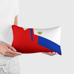 Подушка-антистресс Russia: Geometry Tricolor, цвет: 3D-принт — фото 2