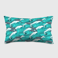 Подушка-антистресс Лазурные дельфины, цвет: 3D-принт