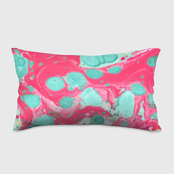 Подушка-антистресс Watercolor: Pink & Turquoise, цвет: 3D-принт