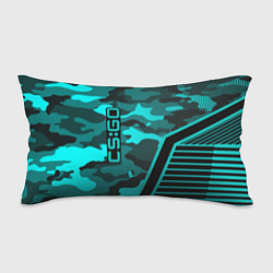 Подушка-антистресс CS:GO Blue Camo, цвет: 3D-принт