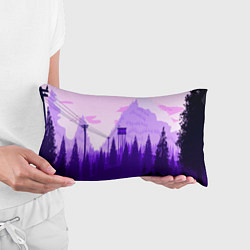 Подушка-антистресс Firewatch: Violet Wood, цвет: 3D-принт — фото 2