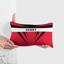 Подушка-антистресс Sport: Red Style, цвет: 3D-принт — фото 2