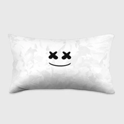 Подушка-антистресс Marshmello: White Face, цвет: 3D-принт