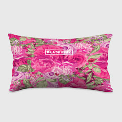 Подушка-антистресс Black Pink: Abstract Flowers, цвет: 3D-принт