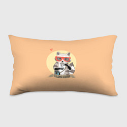Подушка-антистресс Raccoon Love Coffee, цвет: 3D-принт