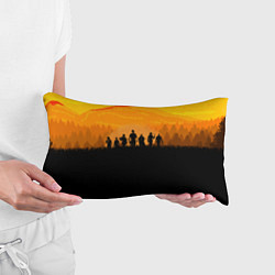 Подушка-антистресс Red Dead Redemption: Orange Sun, цвет: 3D-принт — фото 2