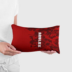 Подушка-антистресс ROBLOX: Red Camo, цвет: 3D-принт — фото 2