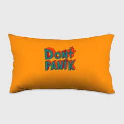 Подушка-антистресс Do not panic - 3D lettering, цвет: 3D-принт