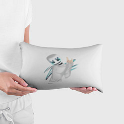 Подушка-антистресс Marshmello: White DJ, цвет: 3D-принт — фото 2