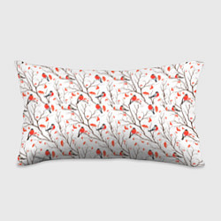 Подушка-антистресс Снегири в зимнем лесу