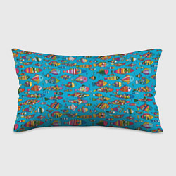 Подушка-антистресс Разноцветные рыбы