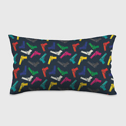 Подушка-антистресс Разноцветные пистолеты