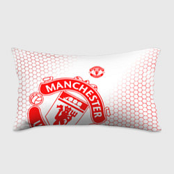Подушка-антистресс Манчестер Юнайтед white, цвет: 3D-принт