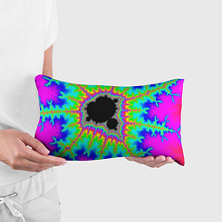 Подушка-антистресс Фрактальная кислотная черная дыра - множество Манд, цвет: 3D-принт — фото 2