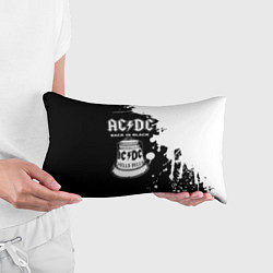 Подушка-антистресс ACDC Back in Black, цвет: 3D-принт — фото 2