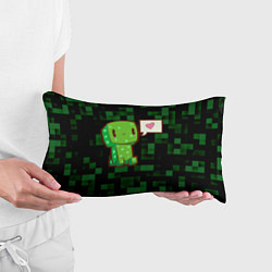 Подушка-антистресс Minecraft Creeper, цвет: 3D-принт — фото 2