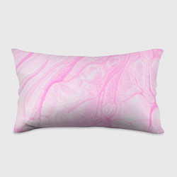 Подушка-антистресс Розовые разводы краска зефир, цвет: 3D-принт