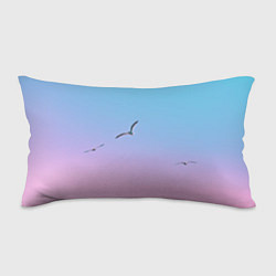 Подушка-антистресс Чайки птицы полет градиент, цвет: 3D-принт