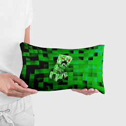 Подушка-антистресс Minecraft creeper, цвет: 3D-принт — фото 2