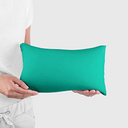 Подушка-антистресс Бискайский зеленый без рисунка, цвет: 3D-принт — фото 2