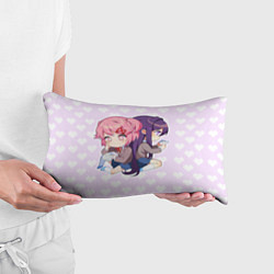 Подушка-антистресс Chibi Natsuki and Yuri, цвет: 3D-принт — фото 2