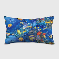 Подушка-антистресс Коралловые рыбки, цвет: 3D-принт