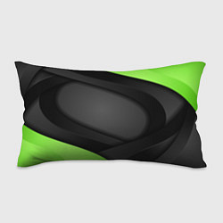 Подушка-антистресс Green Black, цвет: 3D-принт