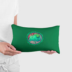 Подушка-антистресс Спящий Бульбазавр, цвет: 3D-принт — фото 2