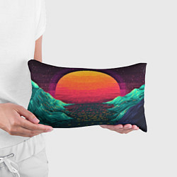 Подушка-антистресс Пиксельный закат, цвет: 3D-принт — фото 2