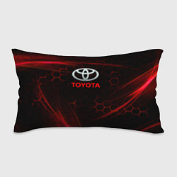 Подушка-антистресс Toyota Неоновые соты, цвет: 3D-принт