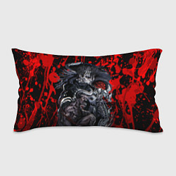 Подушка-антистресс Берсерк силуэт Гатца и злодеи Кентаро Миура