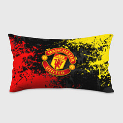 Подушка-антистресс MANCHESTER UNITED, БРЫЗГИ КРАСОК, цвет: 3D-принт