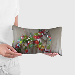 Подушка-антистресс Зимние ягоды, цвет: 3D-принт — фото 2