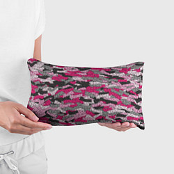 Подушка-антистресс Розовый именной камуфляж Женя, цвет: 3D-принт — фото 2