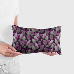 Подушка-антистресс Фиолетовые каллы на темно фиолетовом фоне, цвет: 3D-принт — фото 2