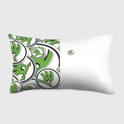 Подушка-антистресс Skoda Half Pattern Logo, цвет: 3D-принт