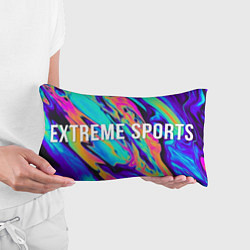 Подушка-антистресс Extreme sports neon, цвет: 3D-принт — фото 2