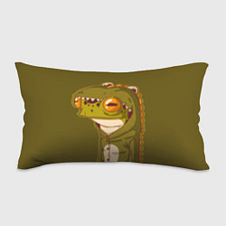 Подушка-антистресс Лягуха в костюме динозавра, цвет: 3D-принт