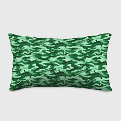 Подушка-антистресс Зеленый монохромный камуфляж, цвет: 3D-принт