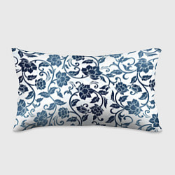Подушка-антистресс Гжелевые цветы, цвет: 3D-принт