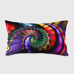 Подушка-антистресс Красочная фрактальная спираль Colorful fractal spi, цвет: 3D-принт