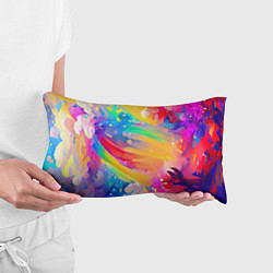 Подушка-антистресс Радужный рисунок, цвет: 3D-принт — фото 2