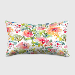 Подушка-антистресс Floral pattern Watercolour Summer, цвет: 3D-принт