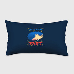 Подушка-антистресс Little Sonic gotta go fast, цвет: 3D-принт