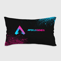 Подушка-антистресс Apex Legends - neon gradient: надпись и символ, цвет: 3D-принт