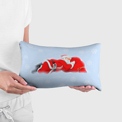 Подушка-антистресс Санта сладко спит, цвет: 3D-принт — фото 2