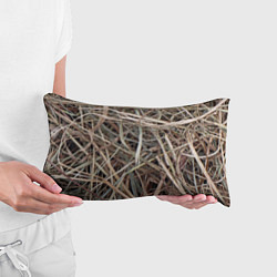 Подушка-антистресс Обычная высохшая трава - авангард, цвет: 3D-принт — фото 2